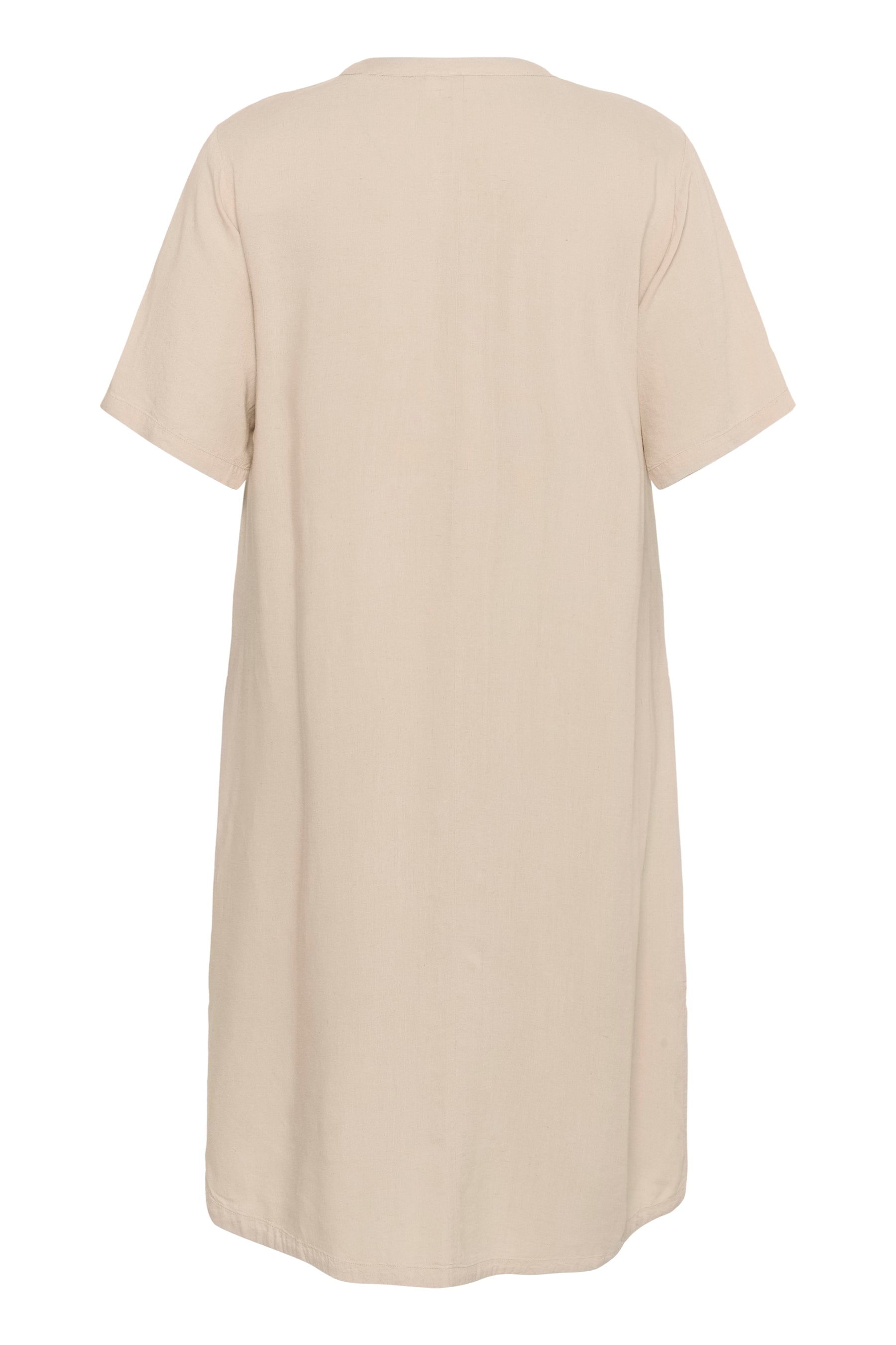 Kaffe Curve Millie Kaftan Dress Beige 