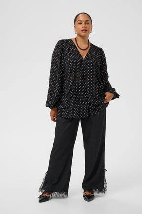 Kaffe Curve Minda Blouse in Black 