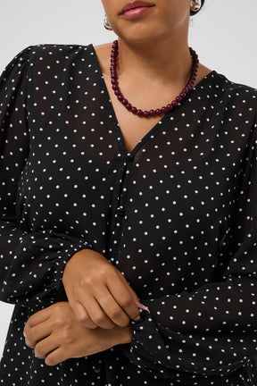 Kaffe Curve Minda Blouse in Black 