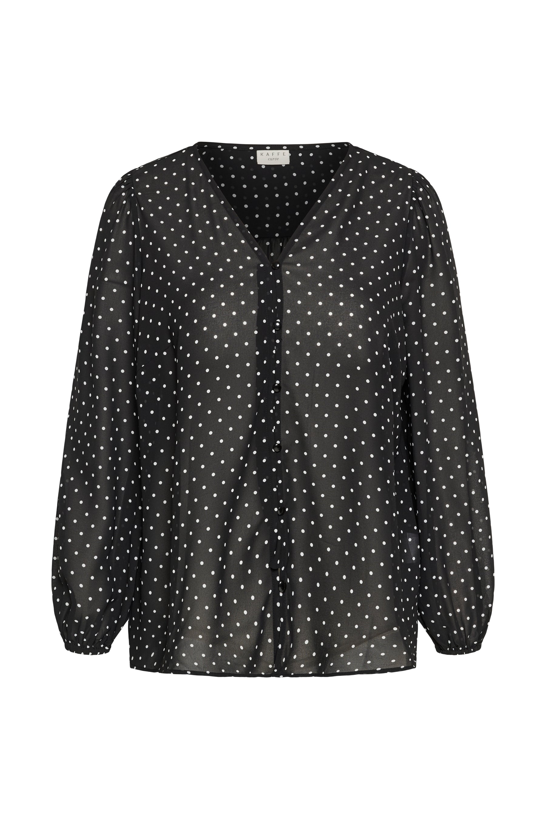 Kaffe Curve Minda Blouse in Black 