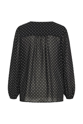Kaffe Curve Minda Blouse in Black 