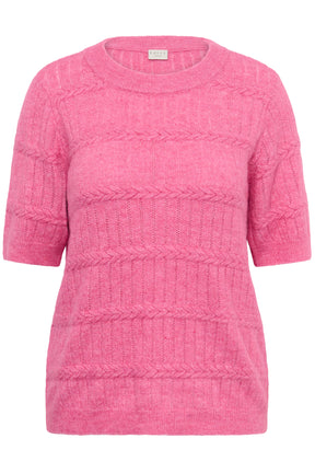 Kaffe Curve Minia Knit Top in Pink