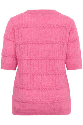 Kaffe Curve Minia Knit Top in Pink