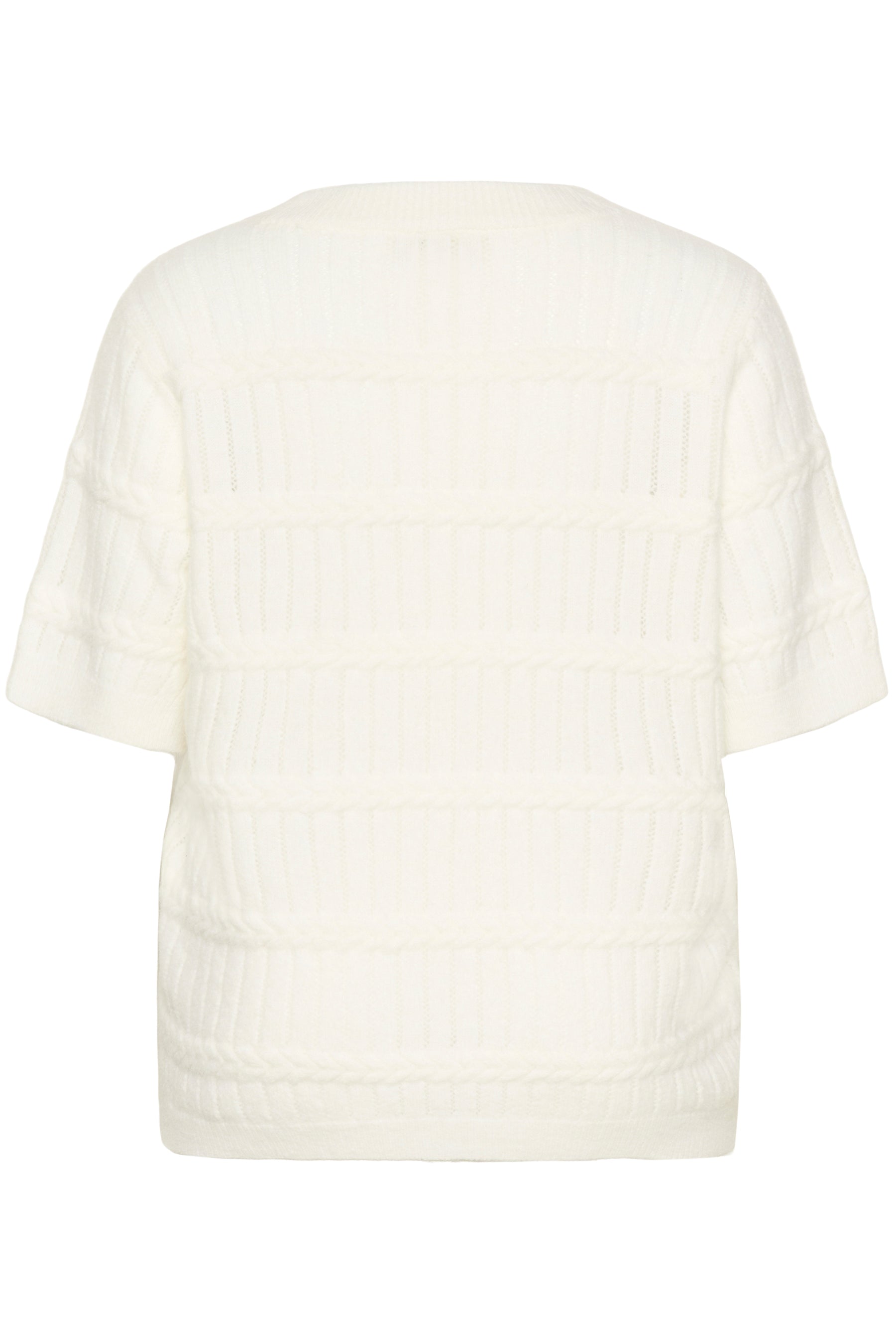 Kaffe Curve Minia Knit Top in White