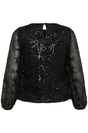 Kaffe Curve Minna Blouse in Black