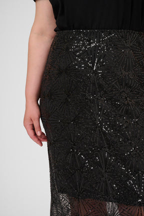 Kaffe Curve Minna Skirt in Black