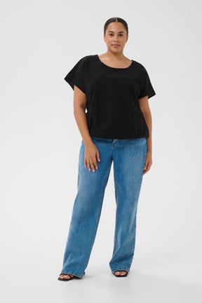 Kaffe Curve Nana Blouse in Black 