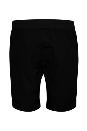 Black shorts on a white background