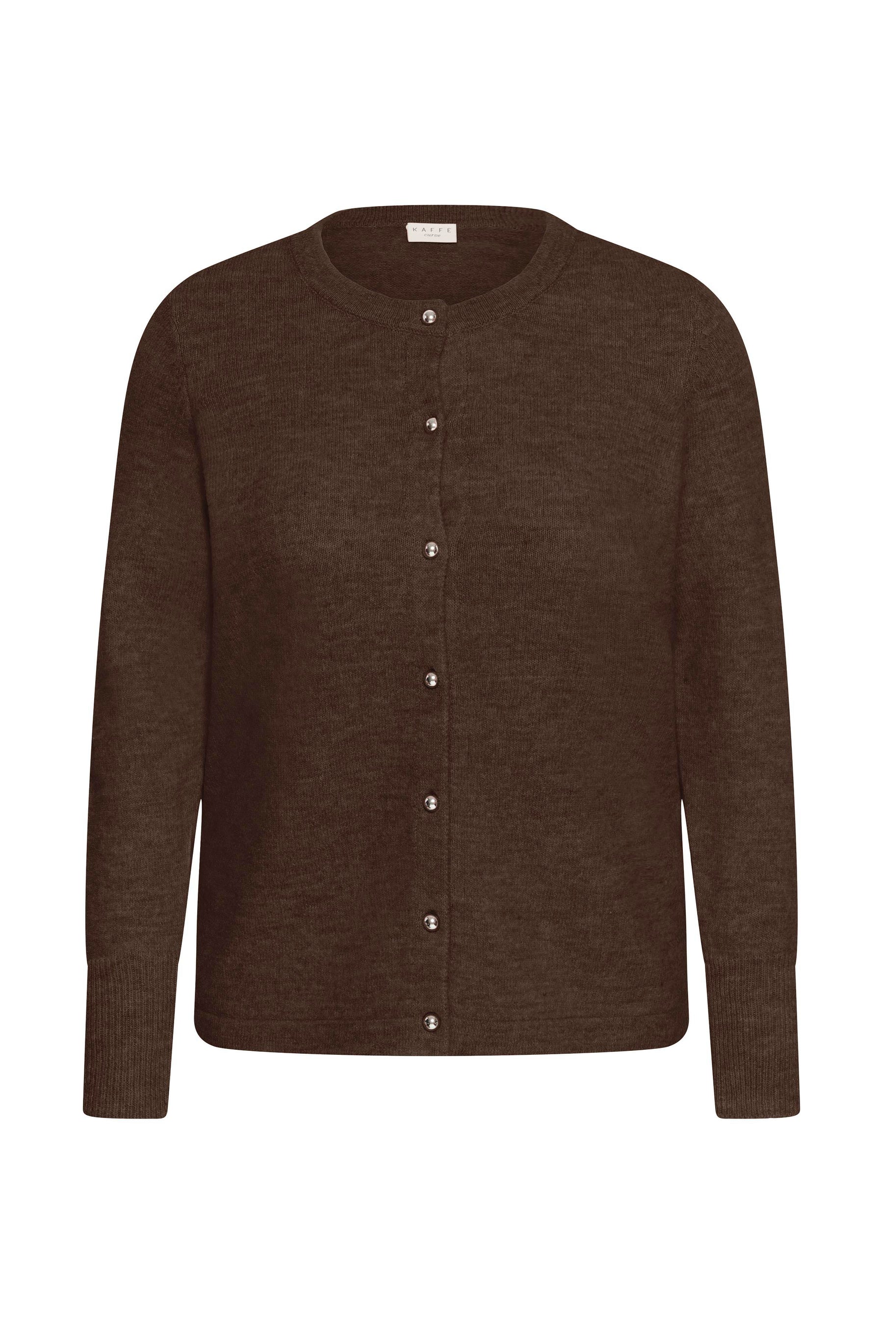 Kaffe Curve Niela Cardigan in Brown 