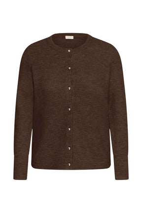Kaffe Curve Niela Cardigan in Brown 