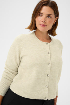 Kaffe Curve Niela Cardigan in Cream