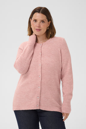 Kaffe Curve Niela Cardigan in Pale Mauve 
