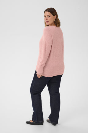 Kaffe Curve Niela Cardigan in Pale Mauve 