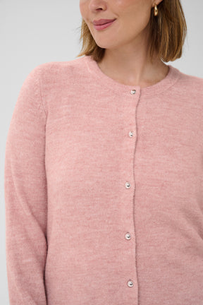 Kaffe Curve Niela Cardigan in Pale Mauve 