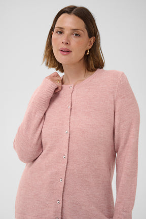 Kaffe Curve Niela Cardigan in Pale Mauve 