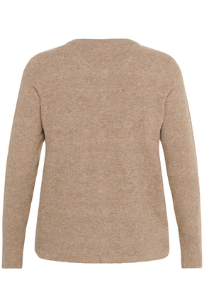 Kaffe Curve Niela Cardigan in Tan
