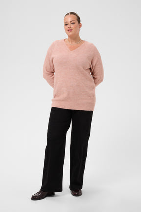 Kaffe Curve Niela Jumper in Pale Mauve 