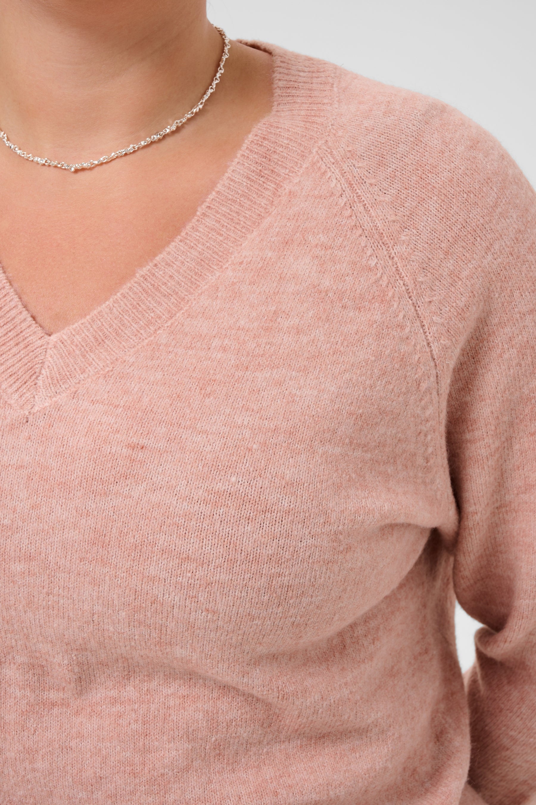 Kaffe Curve Niela Jumper in Pale Mauve 