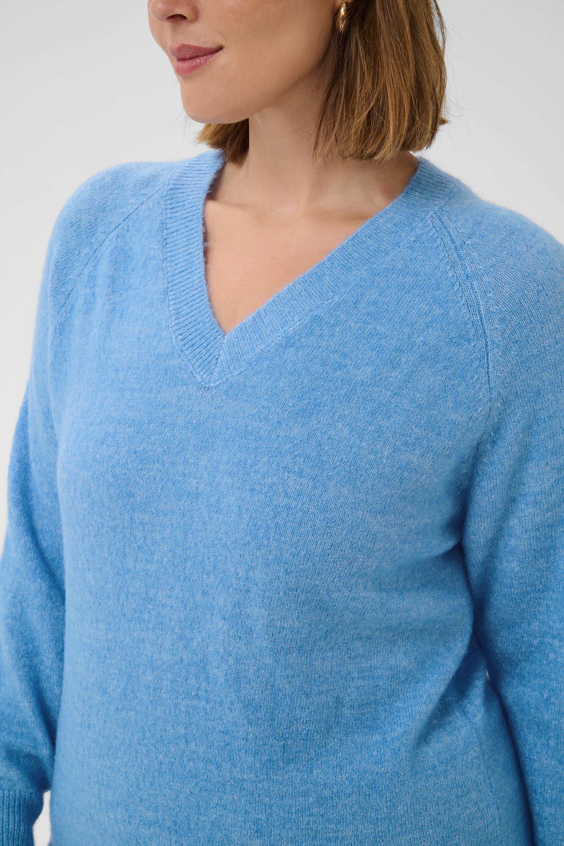Kaffe Curve Niela Jumper in Provence 