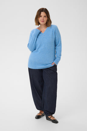 Kaffe Curve Niela Jumper in Provence 