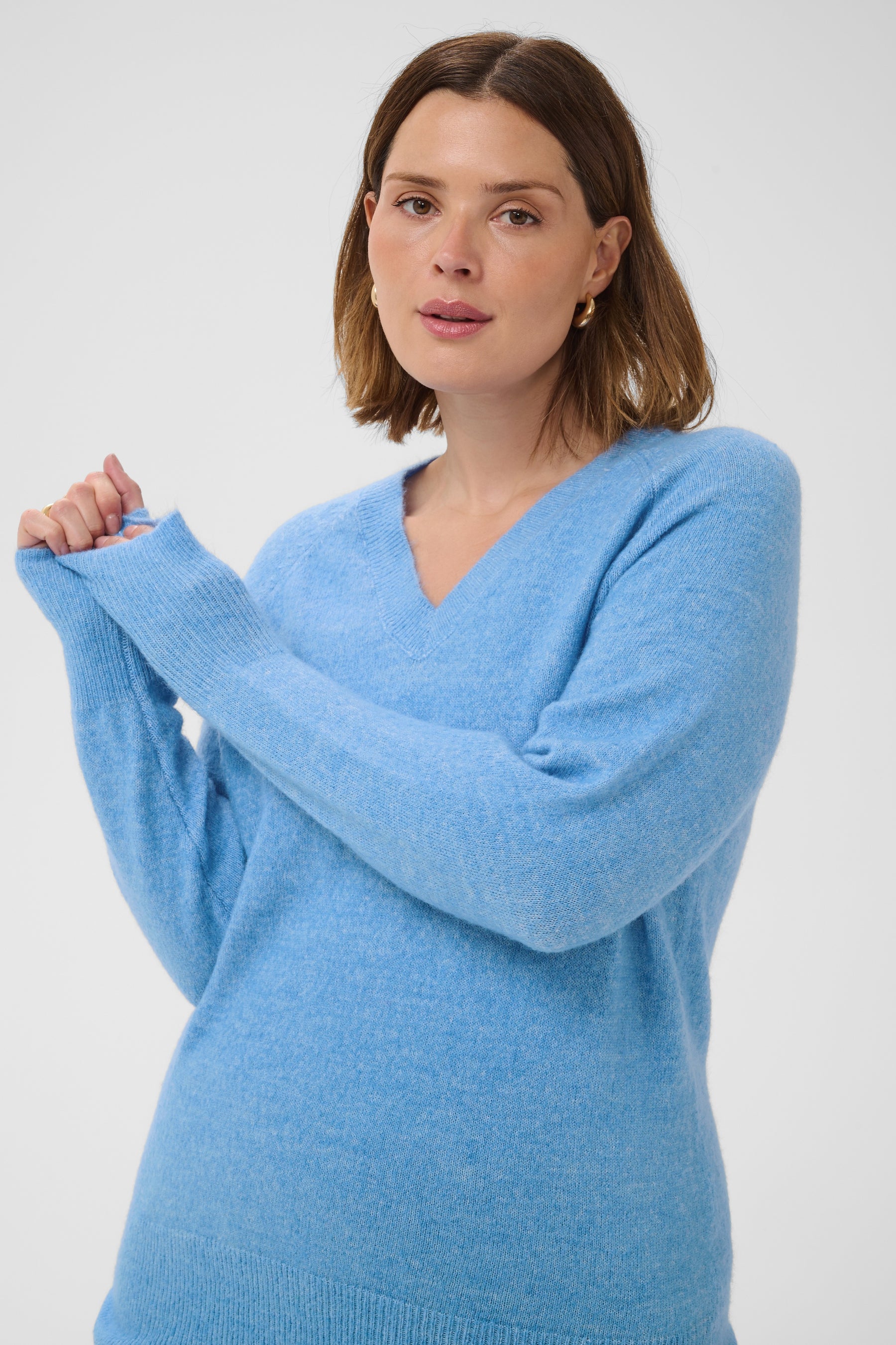 Kaffe Curve Niela Jumper in Provence 