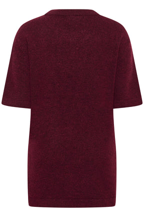 Kaffe Curve Niela Jumper in Wine