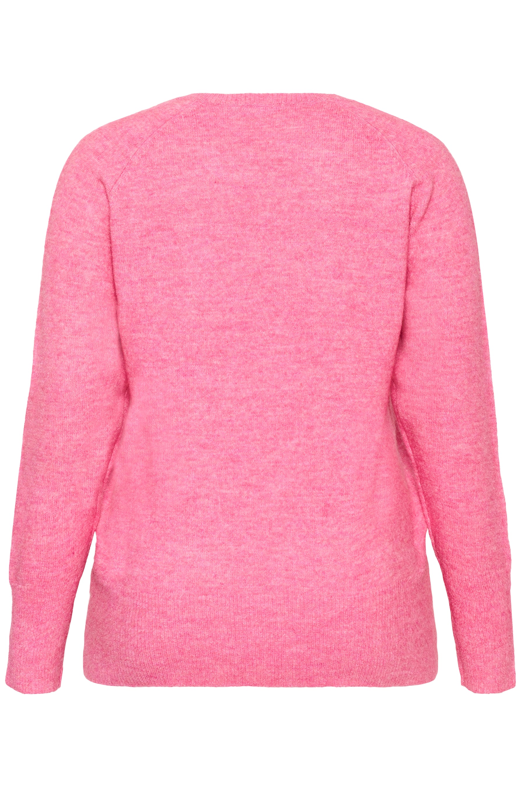 Kaffe Curve Niela V-Neck Jumper in Pink