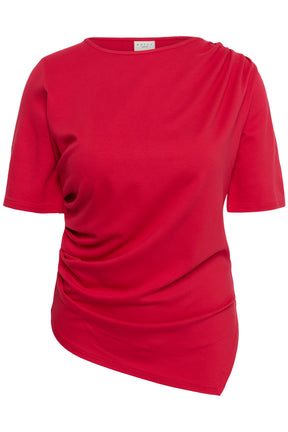 Kaffe Curve Palu T-Shirt in Crimson 