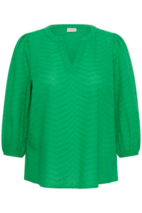 Kaffe Curve Penelopia Blouse in Green 