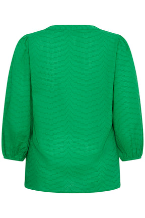 Kaffe Curve Penelopia Blouse in Green 