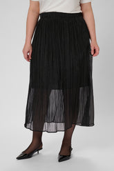 Kaffe Curve Peri Skirt in Black
