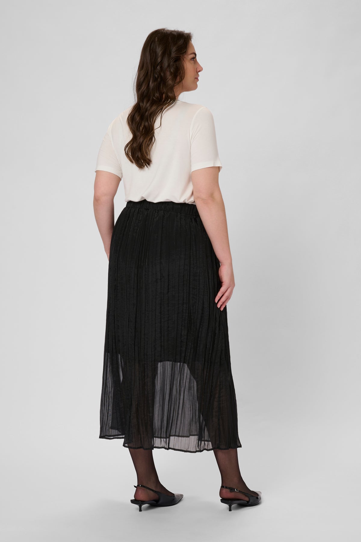 Kaffe Curve Peri Skirt in Black