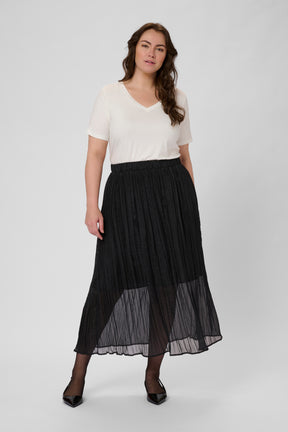 Kaffe Curve Peri Skirt in Black