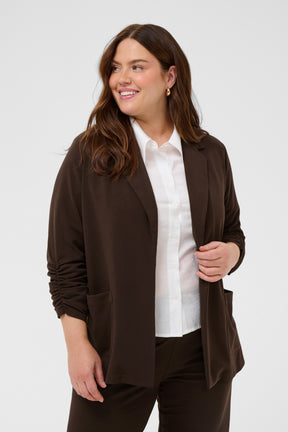 Kaffe Curve Pheolo Blazer in Brown  