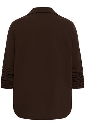 Kaffe Curve Pheolo Blazer in Brown  