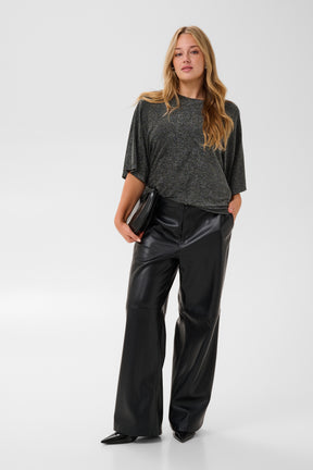 Kaffe Curve Rebeccy T-Shirt in Silver 