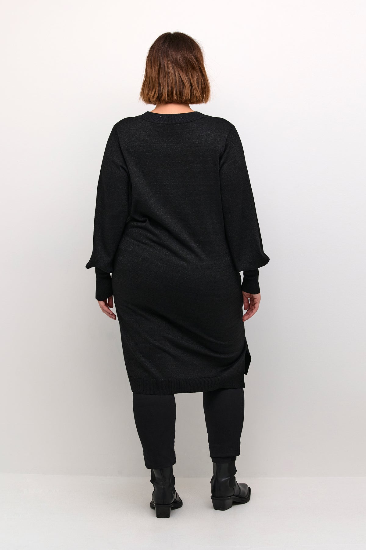 Kaffe Curve Regitta Dress in Black