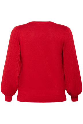Kaffe Curve Regitta Jumper in Red