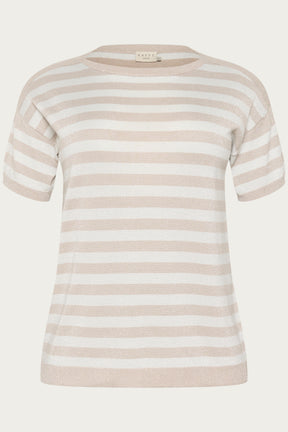 Kaffe Curve Regitta Knit Beige Stripe