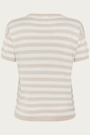 Kaffe Curve Regitta Knit Beige Stripe