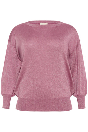 Kaffe Curve Regitta Knit Jumper in Pink