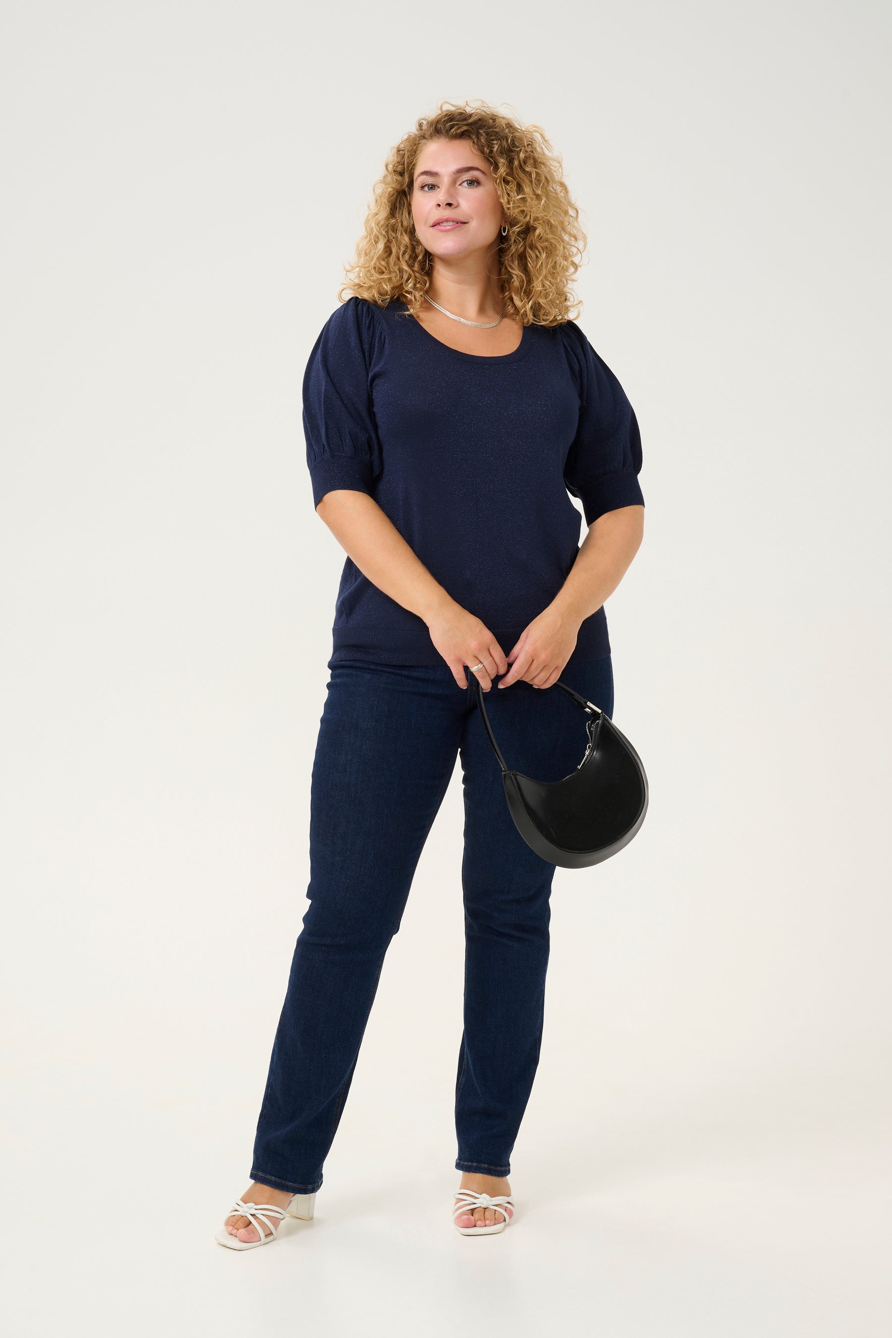 Kaffe Curve Regitta Knit Navy