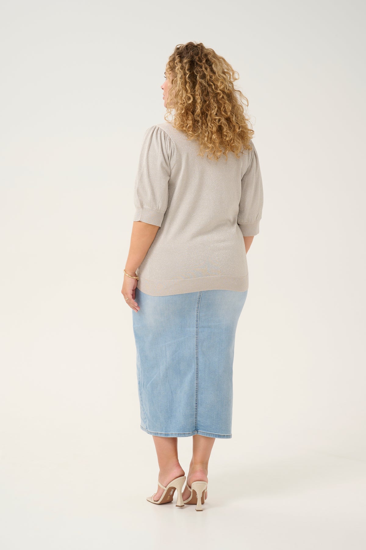 Kaffe Curve Regitta Knit Silver