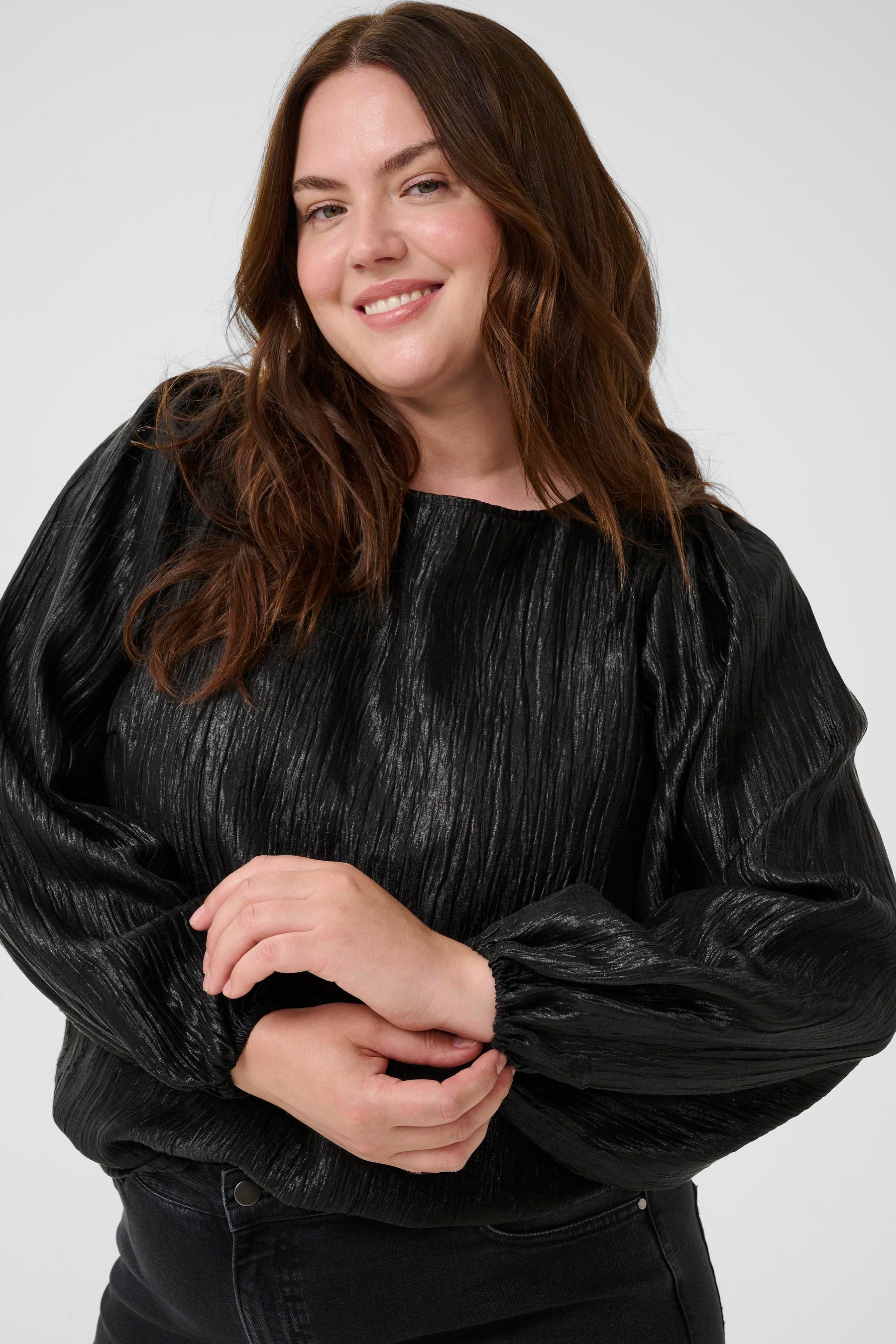 Kaffe Curve Rizza Blouse in Black