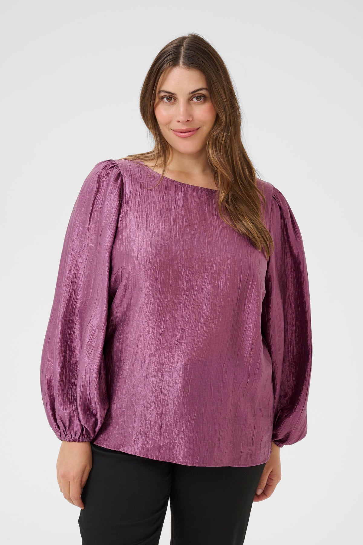 Kaffe Curve Rizza Blouse in Pink