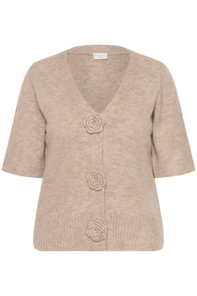 Kaffe Curve Rosa Cardigan in Beige