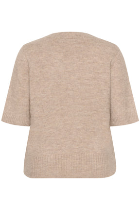 Kaffe Curve Rosa Cardigan in Beige