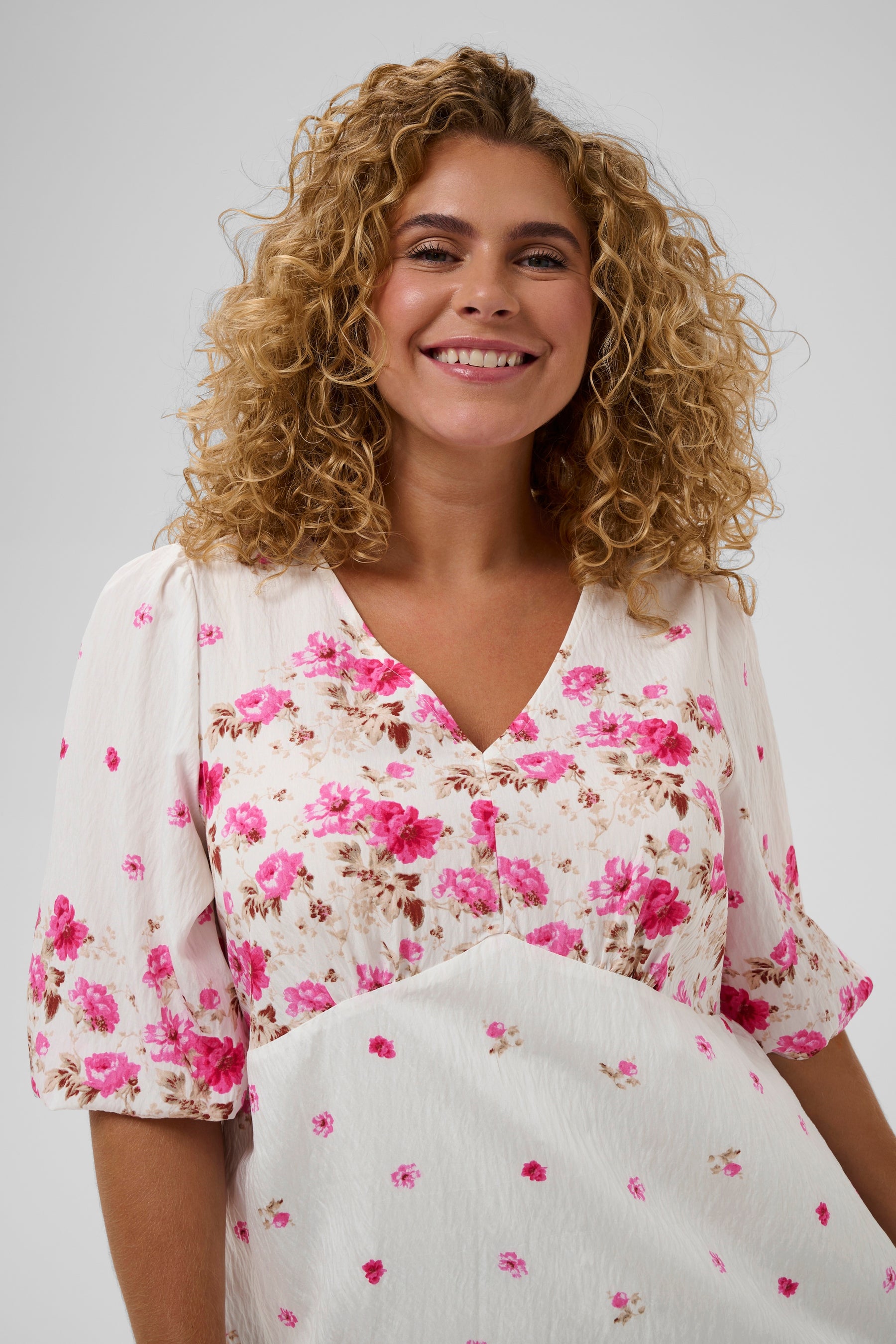 Kaffe Curve Rosa Floral Dress 