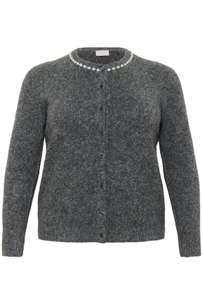 Kaffe Curve Roxia Cardigan in Grey