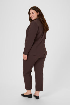Kaffe Curve Sakira Blazer in Brown